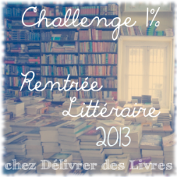 Rentrée littéraire et challenge