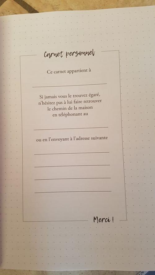 Agenda de pratique 2019