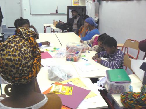 Quelques photos des ateliers autour du thème d'Haïti