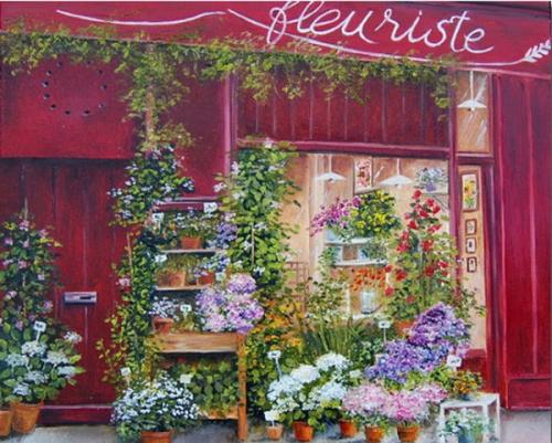Peinture de : Marie-Claire Houmeau