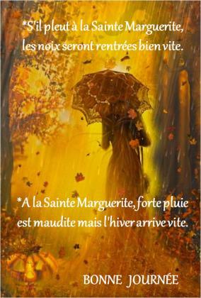 Dictons et Fête du jour Marguerite + grille prénom !