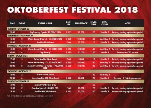 Calendrier Tournoi