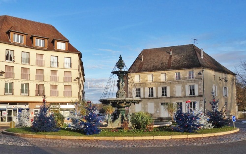 Châtillon sur Seine décorée pour les Fêtes de 2011...