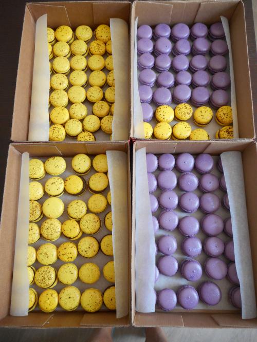 Pyramide de macarons - Repas de famille Juillet 2015