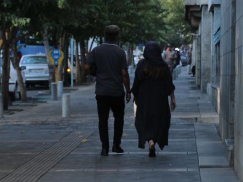 Dans les rues de Téhéran