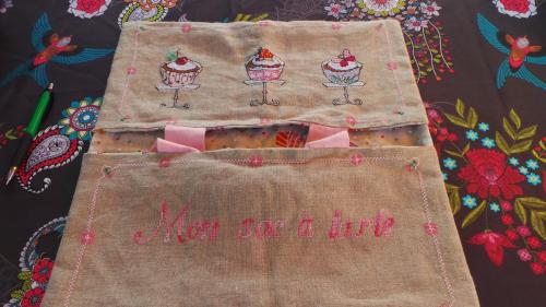 Broderie sac à tarte