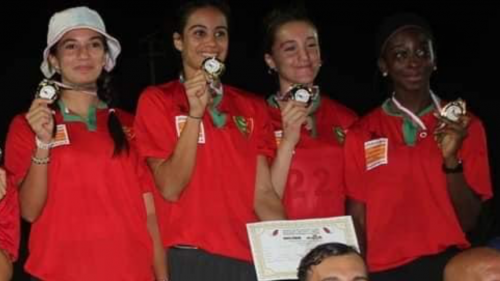 4x100m Hamel Rahil, Benhadja Afaf, Ait Abdelaziz, Touati Amina
