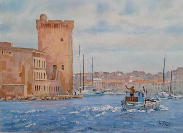 Aquarelles de : Christiane Prévost