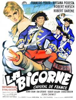 LA BIGORNE CAPORAL DE FRANCE BOX OFFICE FRANCE 1958 AFFICHE DE GILBERT ALLARD