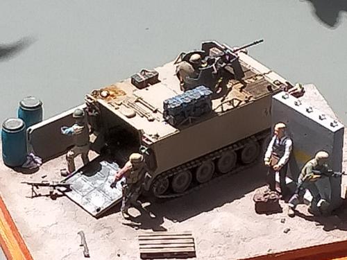 Diorama au 1/35 : sauvetage de VIP en Irak