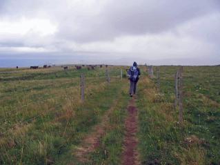 Comme les cailloux du Petit Poucet GR.30 Tour des lacs d'Auvergne : Etape 3 Lac Chambon - Besse-en-Chandesse  17 Kms