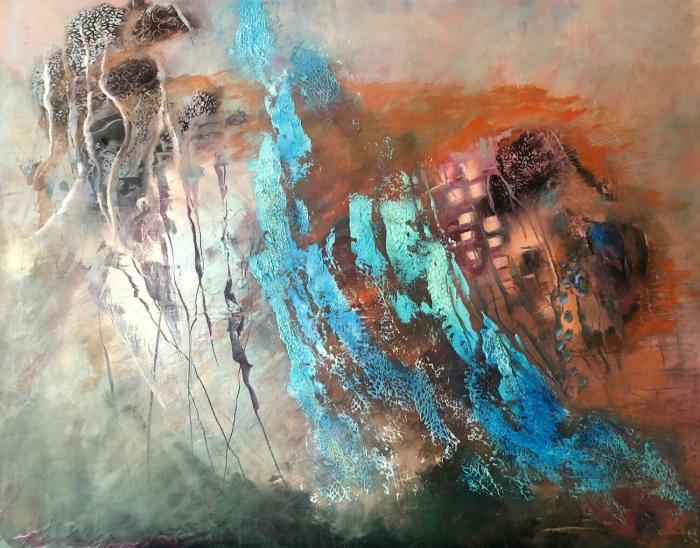 Peinture de ; Ludmila Budanov  peintre chypriote