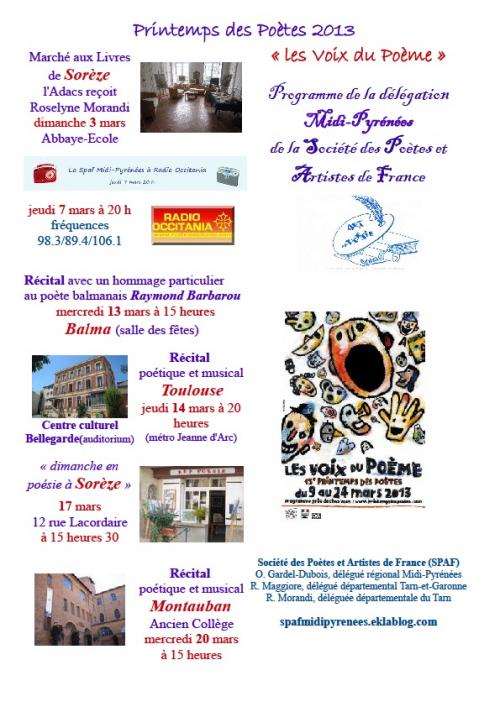 AFFICHE PROGRAMME