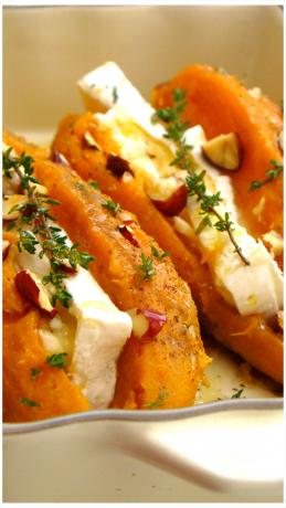 PATATES DOUCES AU CAMEMBERT