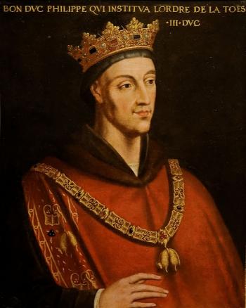 Philippe le Bon qui institua l'ordre de la Toison d'or