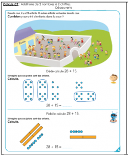 Maths CP Période 4 (2021/2022) sans fichier