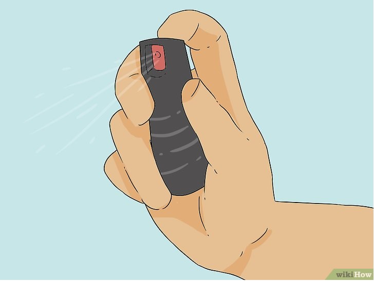 Autodéfense spray au poivre