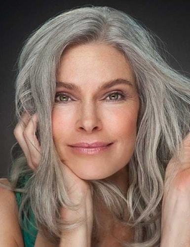 RÃ©sultat de recherche d'images pour "femme cheveux blancs naturels"