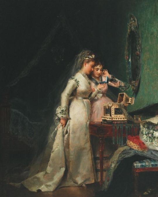 adolphe-weisz-1838-after-1900-her-wedding-day.jpg (614×768) | Wedding ...