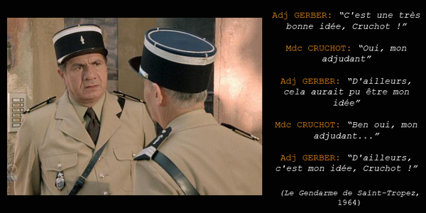 Sur Twitter, la Gendarmerie Nationale a rendu hommage à Michel Galabru, mort lundi 4 janvier 2016 à l'âge de 93 ans, d'un "coup de képi" confraternel. 