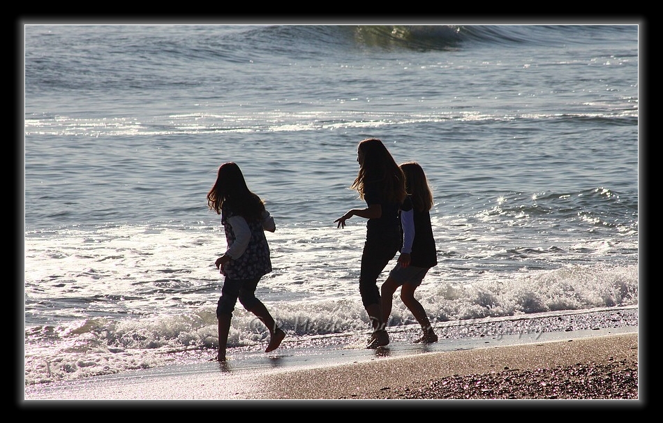 Défier les vagues...