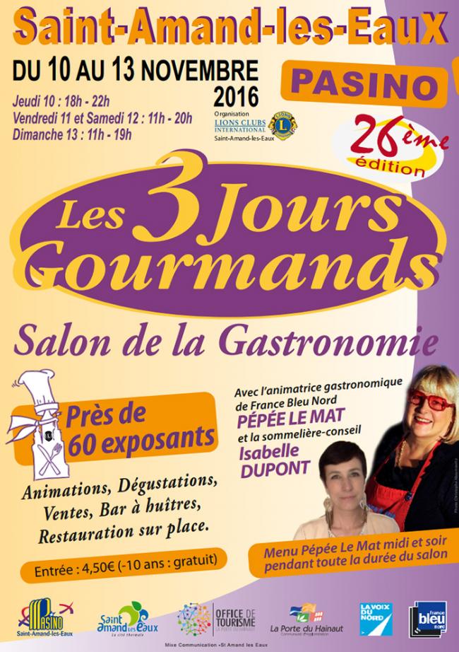 Les 3 jours gourmands, à Saint-Amand-les-Eaux