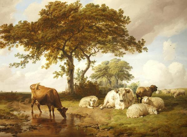 Peinture de :Thomas Sidney Cooper 