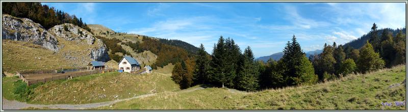 Estive de Lareix avec sa cabane pastorale et son refuge - Massif de Cagire - Sengouagnet - 31