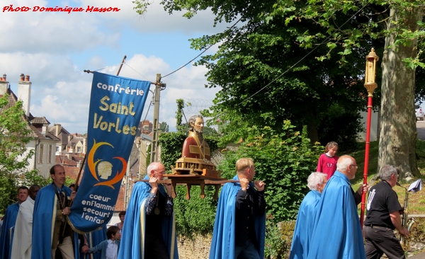 Saint Vorles a été fêté à Châtillon sur Seine....