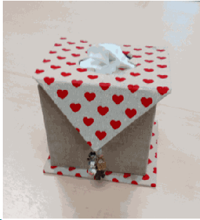 Les boîtes à mouchoirs carrées