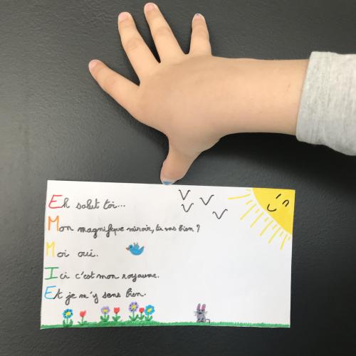 Acrostiche d'Emmie, notre corps est notre Royaume!