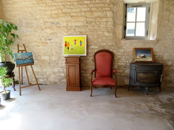 Les peintres des Amis du Châtillonnais ont exposé à l'abbaye d'Oigny