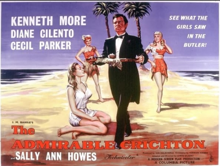 THE ADMIRABLE CRICHTON BOX OFFICE USA 1957
