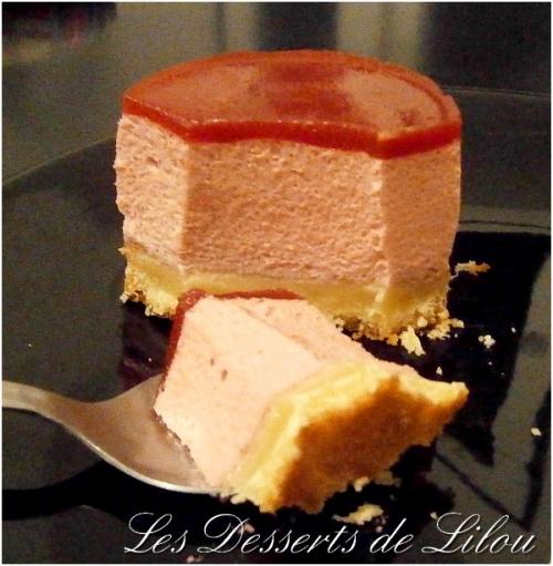 Bavarois Framboise façon