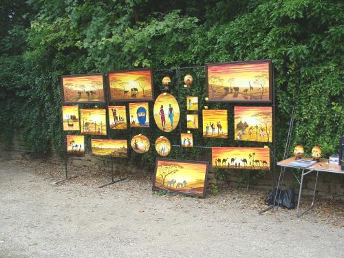 Les peintres à Brion sur Ource en 2009