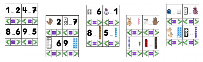 Cartes à pince et mathématiques
