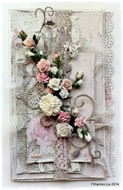 Cartes déco romantique