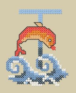 Alphabet de la mer : le T.