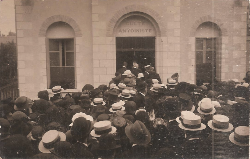 CONSECRATION DE L EGLISE DE CULTE ANTOINISTE DE TOURS 1921