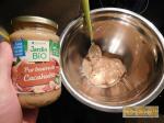 Crème dessert au beurre de cacahuète
