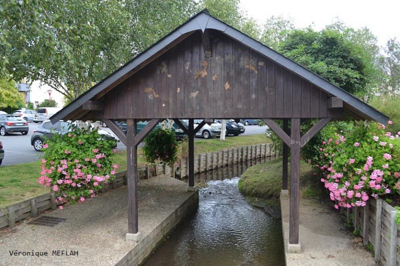 Calvados : été 2018 : Ville de Touques : Un lavoir