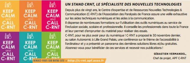 L'APF présente au salon Autonomic de Lille