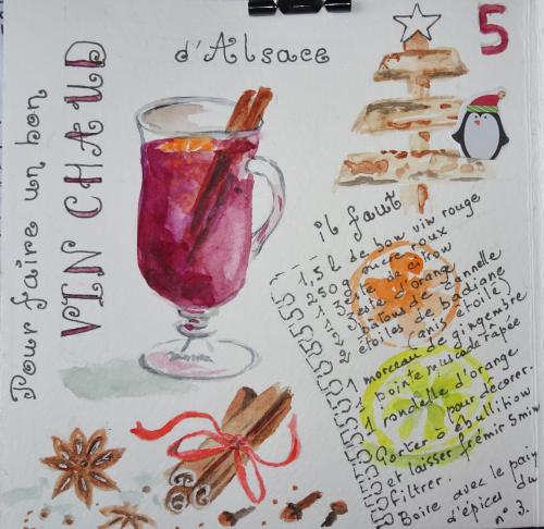 Calendrier de l'avent, suite de 2 à 10
