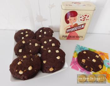 Cookies aux deux chocolats
