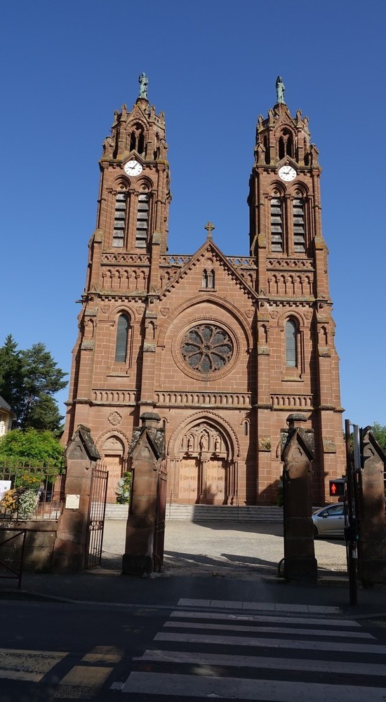 L'église Saint-Jean-Baptiste d'Espalion...