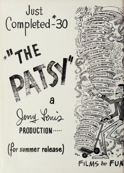 THE PATSY JERRY LEWIS BOX OFFICE USA 1964