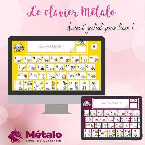 Le clavier Métalo - le clavier magique facilitateur d'écriture