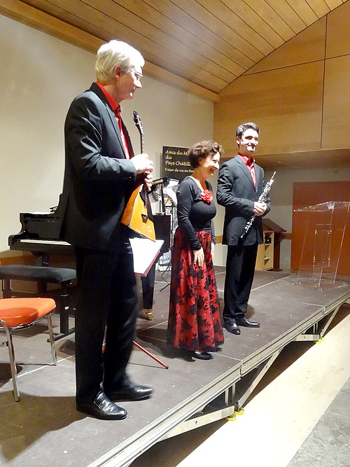 Un superbe concert du Trio Makarenko a été offert aux Châtillonnais, par les Amis du Musée