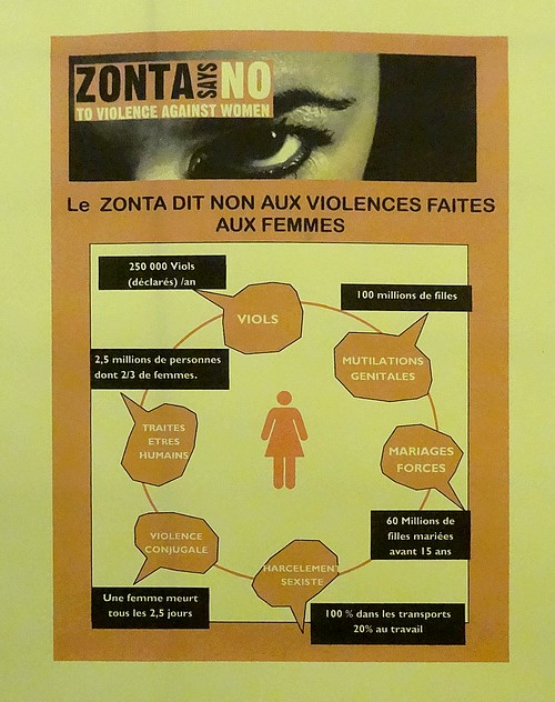 Le Zonta-Club Châtillonnais a remis un chèque à l'Association "Solidarité Femmes"