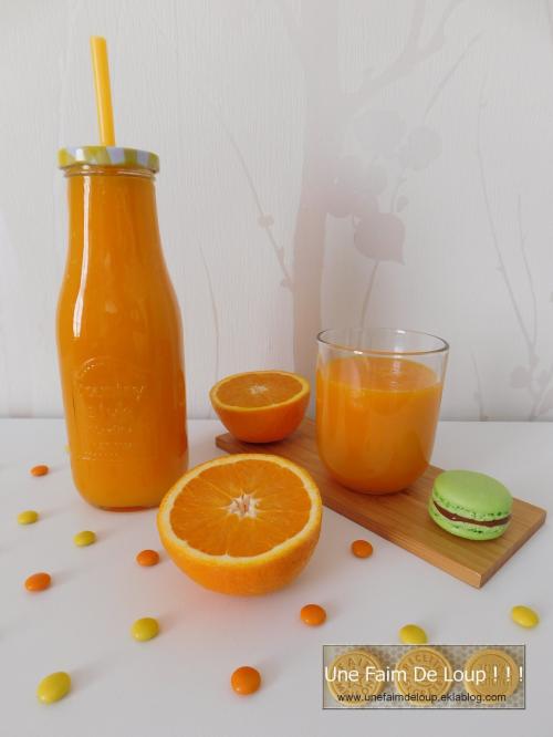 Smoothie détox orange pomme carotte 